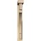 Ekena Millwork Merced Block Rough Sawn Bracket w/ Offset Brace, Douglas Fir, 4"W x 22"D x 30"H BKT0402X22X30MRC05RDF - alternate 4